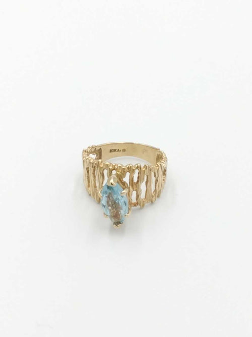 Women's Ring - Yellow Gold 10k (.417) 4.9 grams Size 7