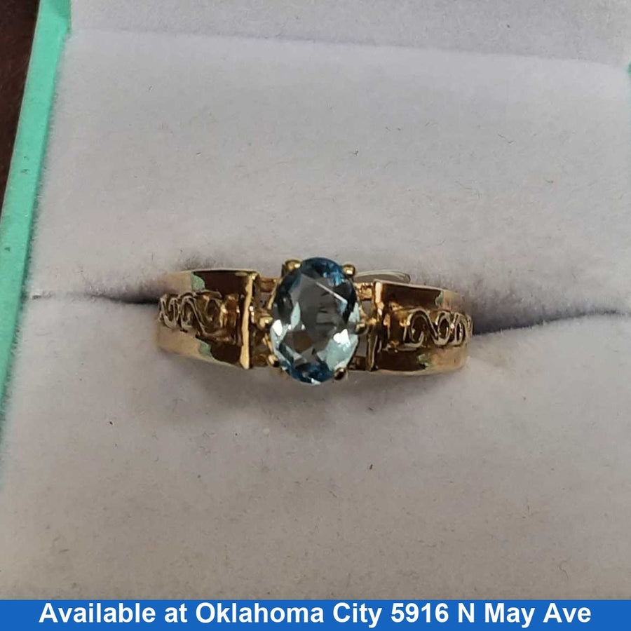 Women's Ring - Yellow Gold 10k (.417) 2.9 grams Size 9