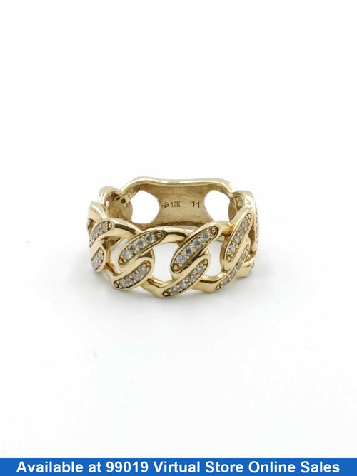 Men's Ring - Yellow Gold 10k (.417) 6.7 grams Size 11