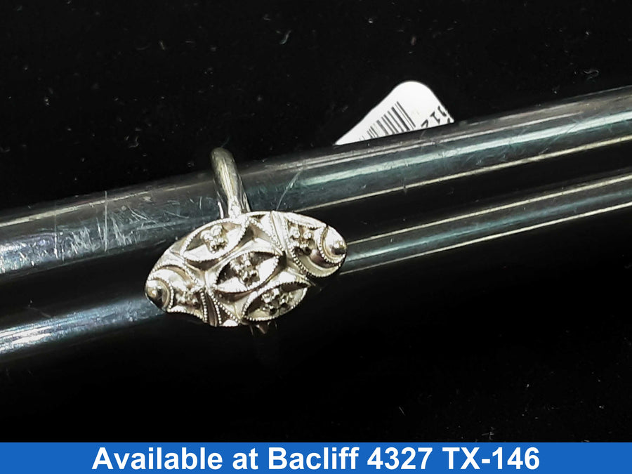 Women's Ring - White Gold 14k (.585) 3.7 grams Size 6.5