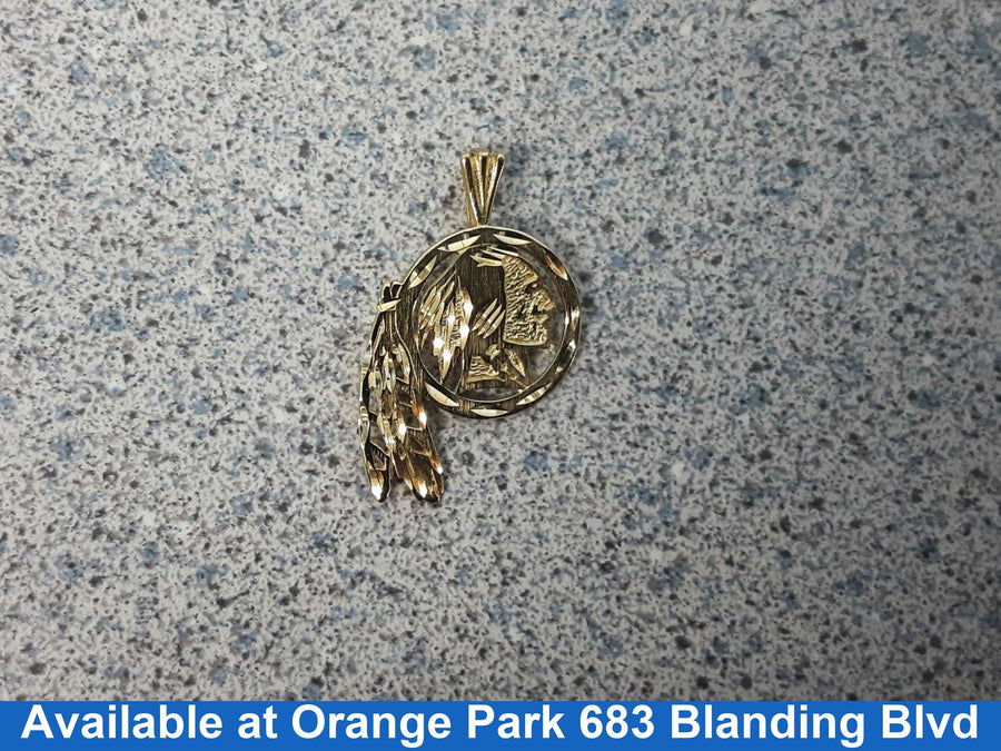 Sports Pendant - Yellow Gold 14k (.585) 2.1 grams