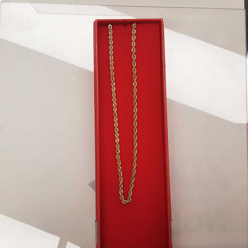 Rope Chain - Yellow Gold 14k (.585) 13.9 grams 18 inch