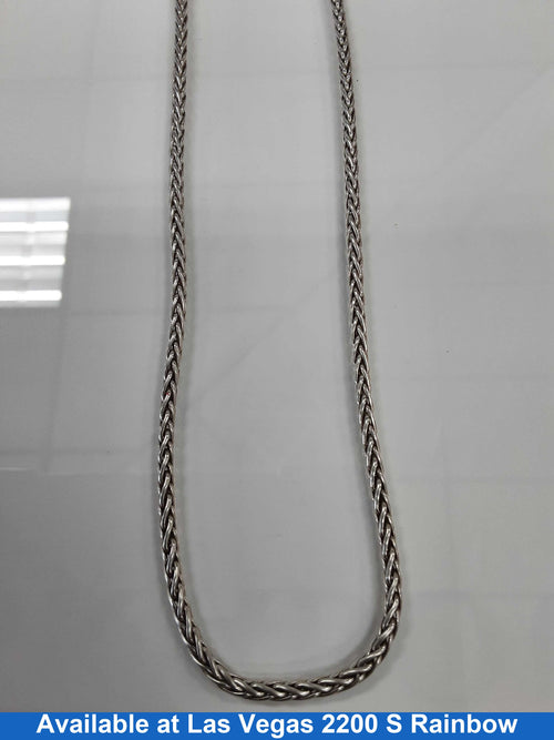 Fox Tail Chain - Silver 23.8 grams 18 inch