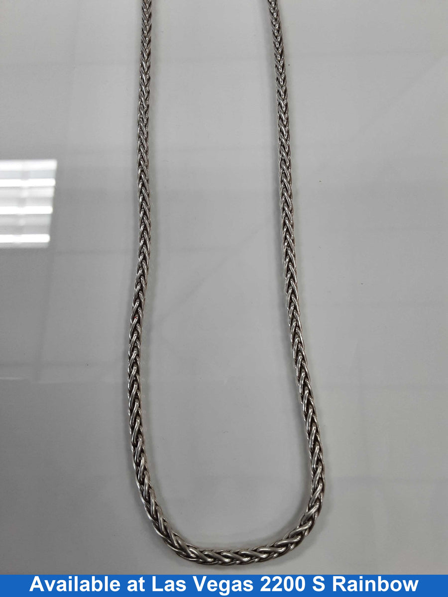 Fox Tail Chain - Silver 23.8 grams 18 inch