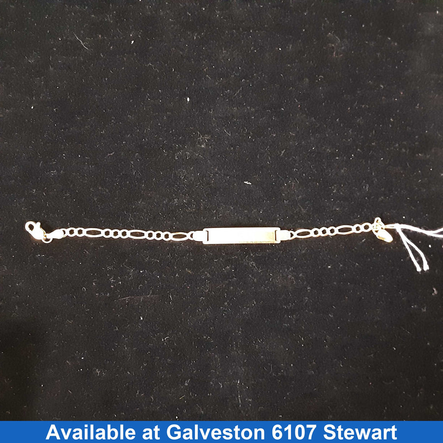 ID Bracelet - Yellow Gold 14k (.585) 3.8 grams 6 inch