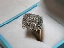 Women's Ring - Yellow Gold 14k (.585) 3.9 grams Size 20