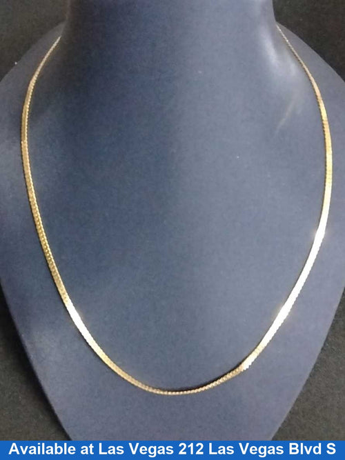Herringbone Chain - Yellow Gold 14k (.585) 6.4 grams 20 inch