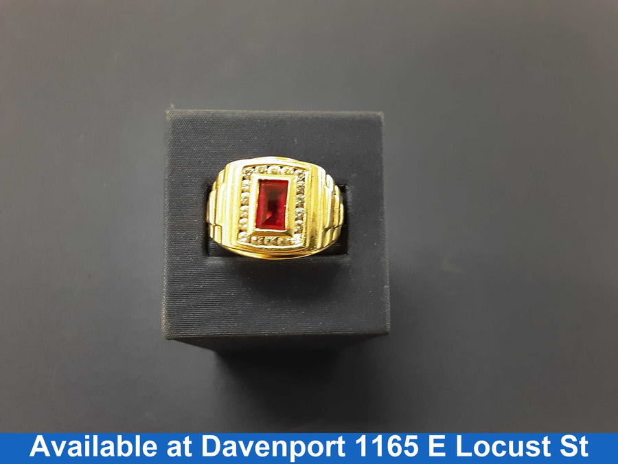Men's Ring - Yellow Gold 14k (.585) 10.6 grams Size 12