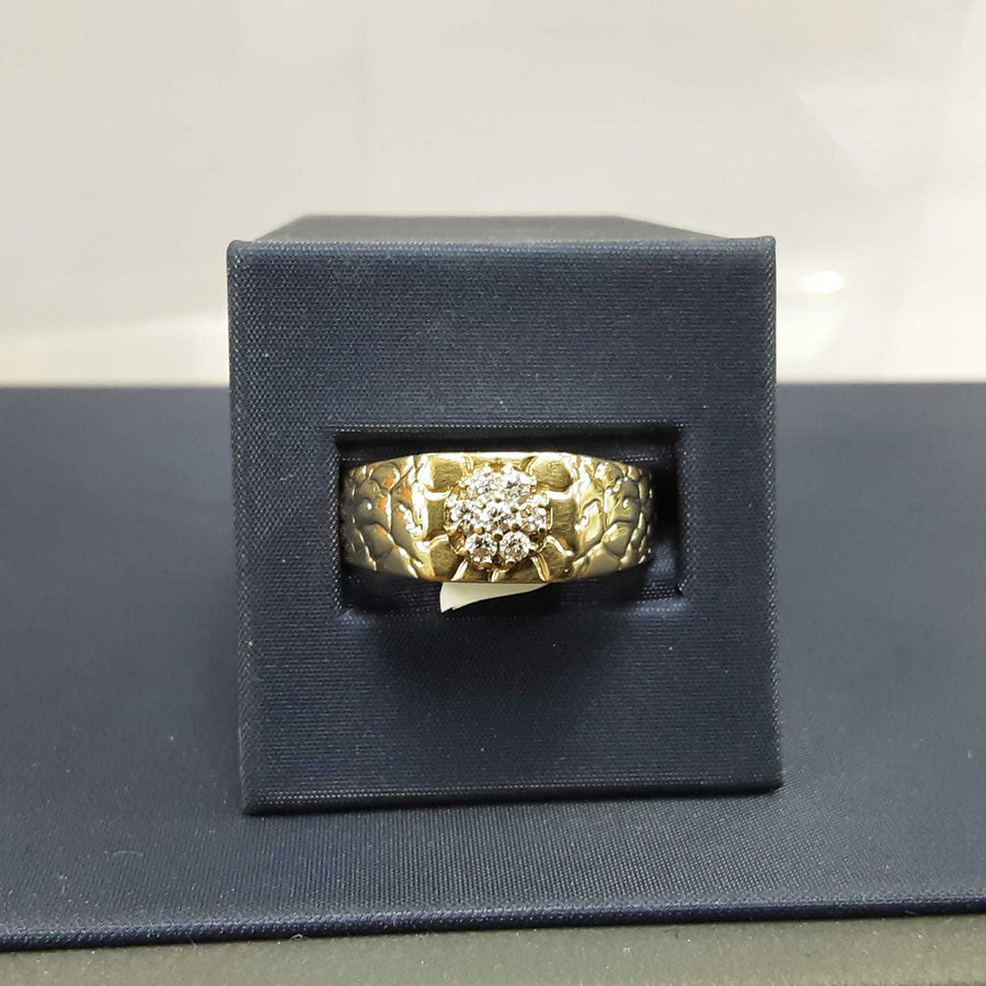 Men's Ring - Yellow Gold 10k (.417) 6.5 grams Size 12