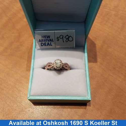 Women's Ring - Rose Gold 14k (.585) 4.3 grams Size 6