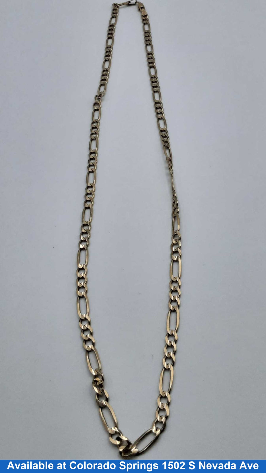 Figaro Chain - Yellow Gold 10k (.417) 16.7 grams 22 inch
