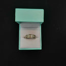 Ring - Wedding Band - White Gold 14k (.585) 3.9 grams Size 8