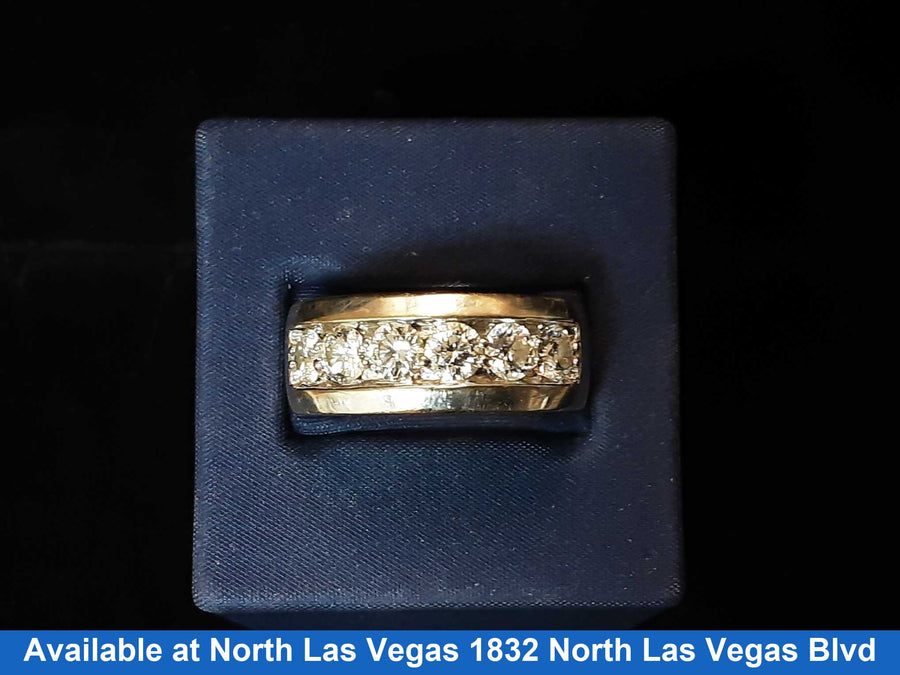 Men's Ring - White Gold 14k (.585) 16.9 grams Size 8
