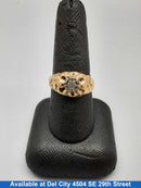 Men's Ring - Yellow Gold 14k (.585) 5 grams Size 20