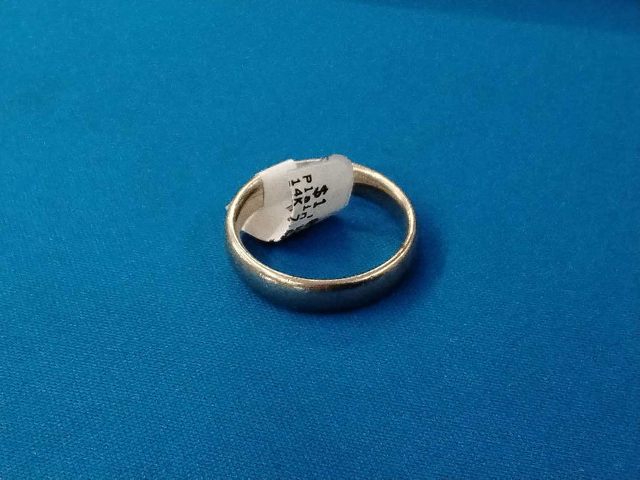 Ring - Wedding Band - White Gold 14k (.585) 7.6 grams Size 11
