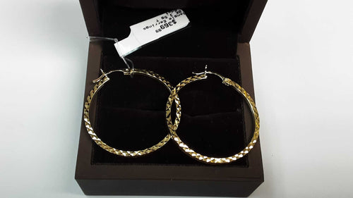 Bangle Earrings - Yellow Gold 10k (.417) 3.5 grams