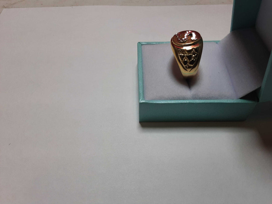 Men's Ring - Yellow Gold 14k (.585) 6 grams Size 8.5