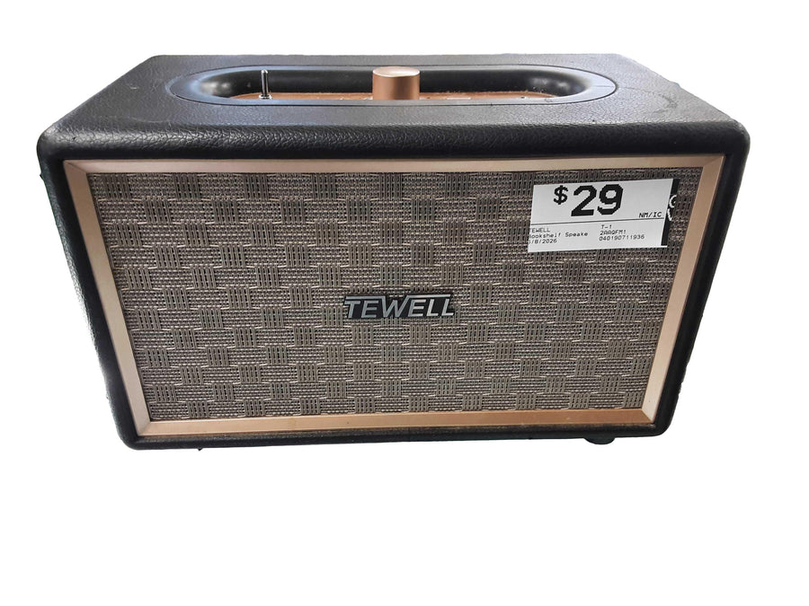 Tewell T-1 Black Bookshelf Speaker