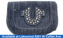 True Religion Tnfb0272 Blue Purse / Handbag