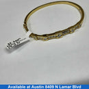 Bangle Bracelet - Yellow Gold 14k (.585) 16.6 grams 8 inch