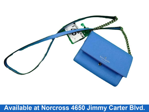 Kate Spade New York Crossbody Blue Purse / Handbag