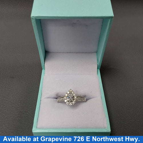 Women's Ring - White Gold 14k (.585) 3.2 grams Size 5
