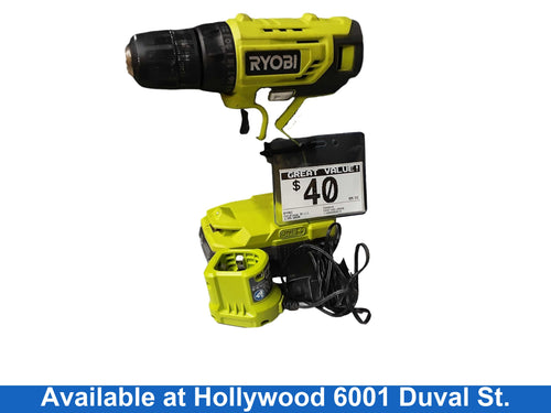 Ryobi P209dcn Yellow Cordless Standard Drill