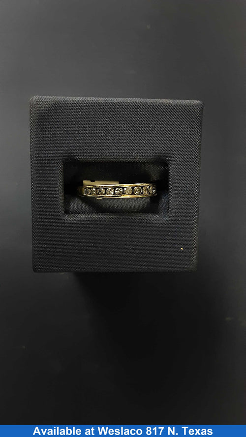 Ring - Wedding Band - Yellow Gold 10k (.417) 2.1 grams Size 6