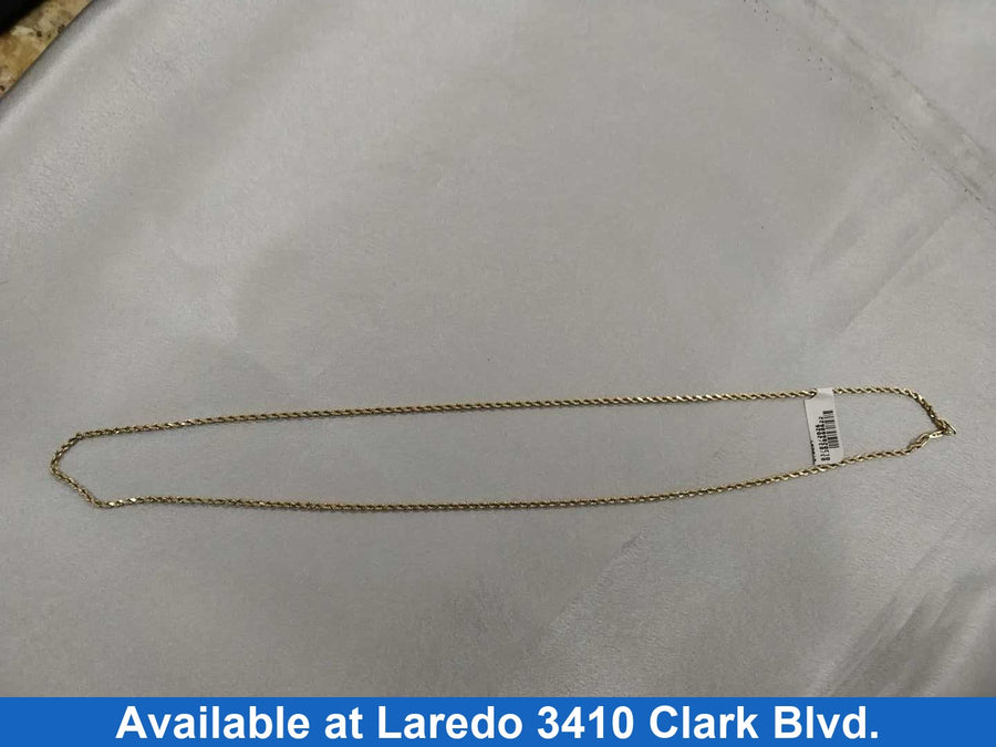 Rope Chain - Yellow Gold 10k (.417) 8.2 grams 24 inch