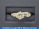 Women's Ring - Solitaire - White Gold 14k (.585) 2.7 grams Size 5.5