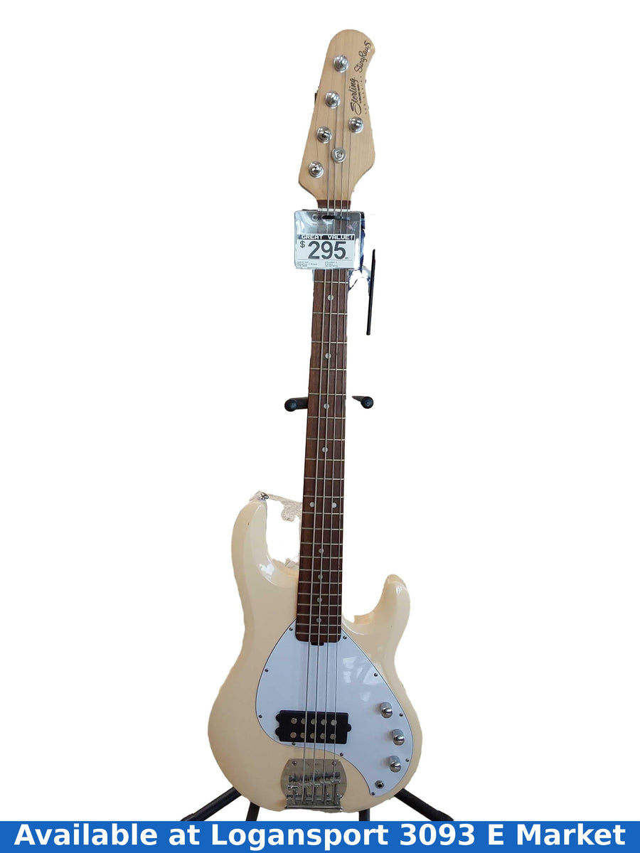 Music Man Stringray 5 Beige / Tan Bass Guitar