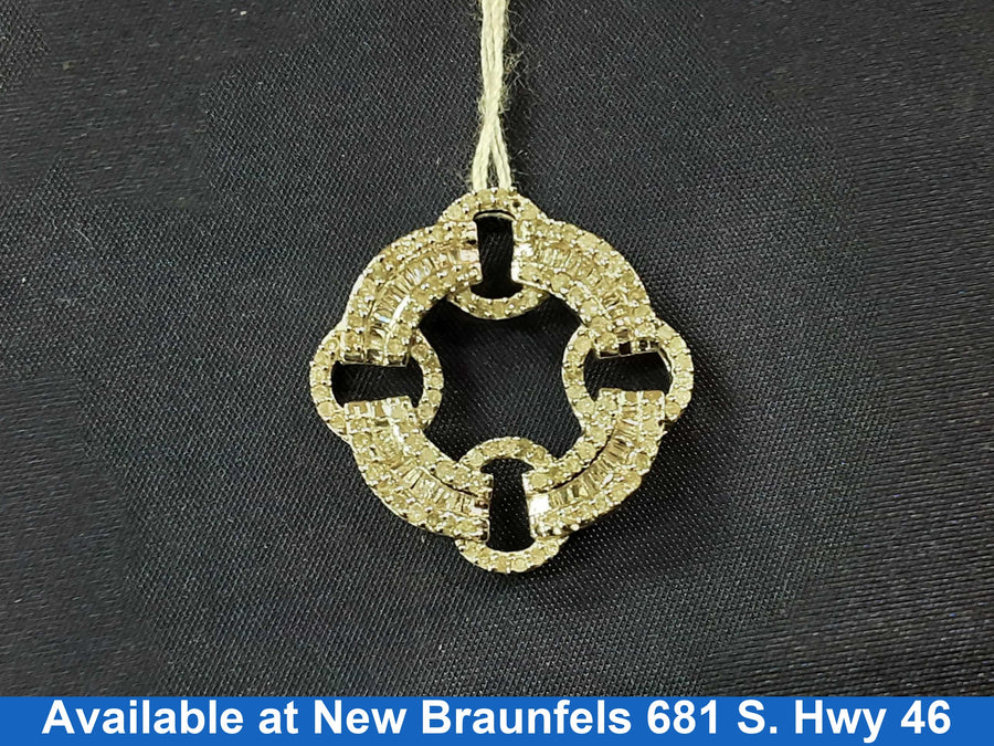 Diamond Pendant - Silver 3.1 grams