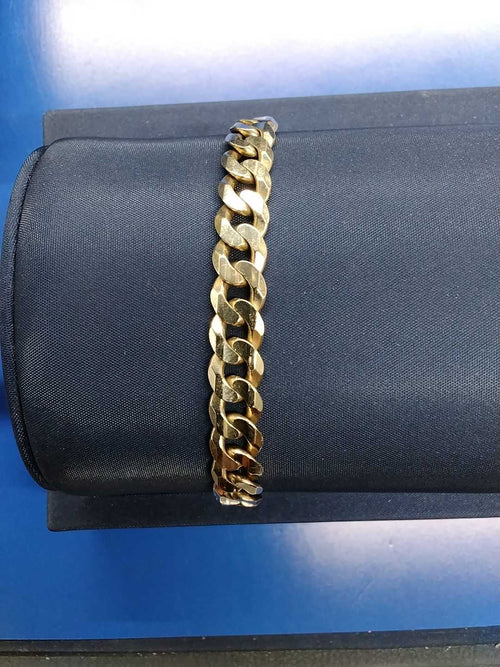 Cuban Link Bracelet - Yellow Gold 10k (.417) 21.1 grams 8 inch