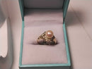 Women's Ring - Yellow Gold 18k (.750) 3.4 grams Size 6
