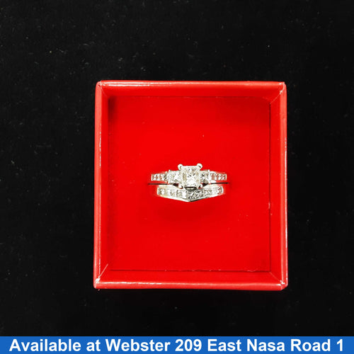 Women's Ring - White Gold 14k (.585) 7.6 grams Size 8