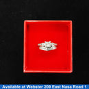 Women's Ring - White Gold 14k (.585) 7.6 grams Size 8