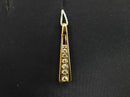 Diamond Pendant - Yellow Gold 10k (.417) 1.6 grams