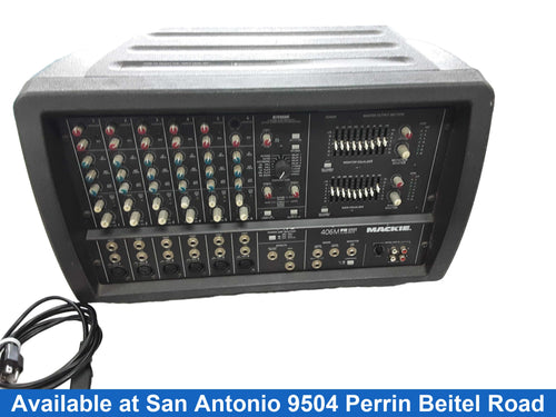 Mackie 406 Mfr Gray Generic Amplifier Head