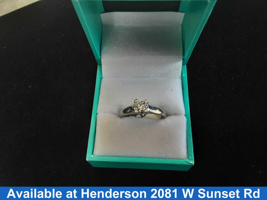 Ring - Engagement Set - Platinum 6.5 grams Size 20