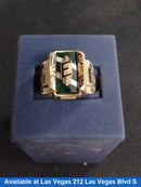 Women's Ring - High School Ring - Yellow Gold 14k (.585) 14 grams Size 9.5
