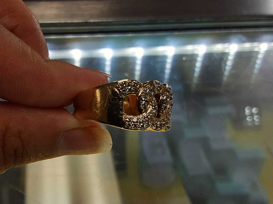 Men's Ring - Yellow Gold 14k (.585) 8.3 grams Size 9