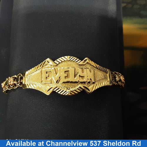 ID Bracelet - Yellow Gold 14k (.585) 15.4 grams 8 inch