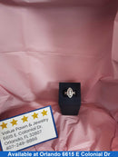 Women's Ring - White Gold 14k (.585) 4.8 grams Size 7.5