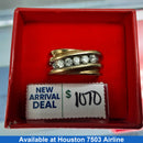 Men's Ring - Yellow Gold 14k (.585) 8.2 grams Size 10.5