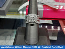 Ring - Wedding Set - White Gold 14k (.585) 10.1 grams Size 6