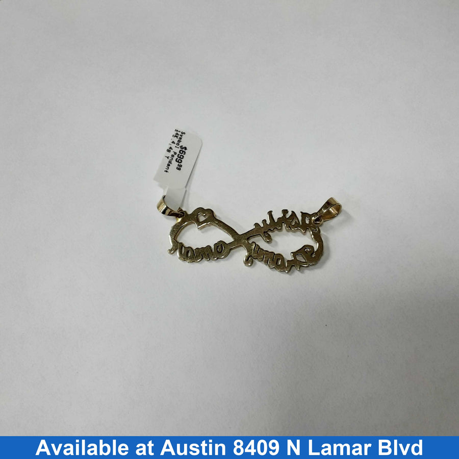 Symbol Pendant - Yellow Gold 14k (.585) 4.4 grams