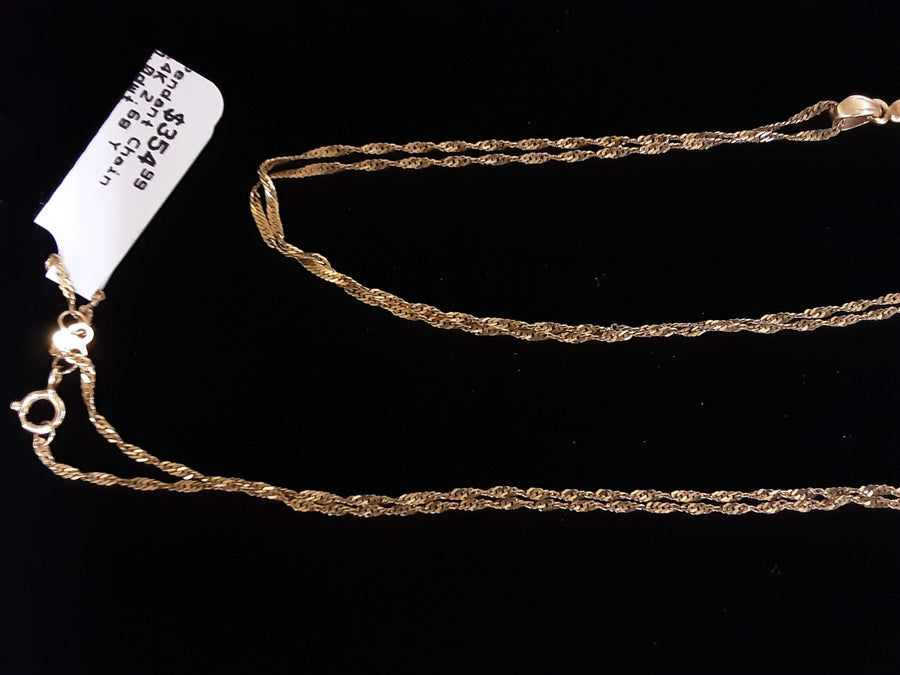 Chain - Yellow Gold 14k (.585) 2.6 grams 16 inch