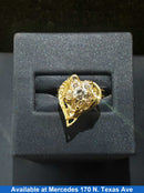 Women's Ring - Yellow Gold 14k (.585) 4.1 grams Size 7