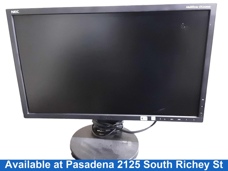 Nec Ea224wmi-bk Black Computer Monitor