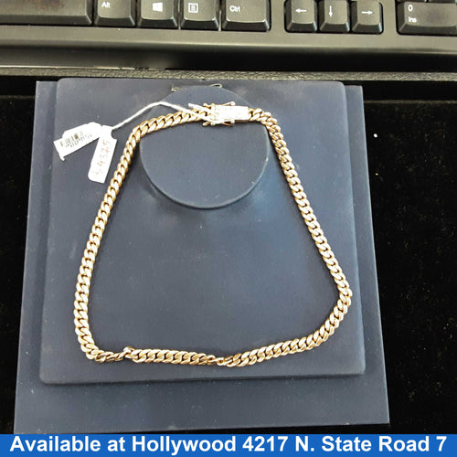Cuban Link Chain - Rose Gold 10k (.417) 51.3 grams 20 inch